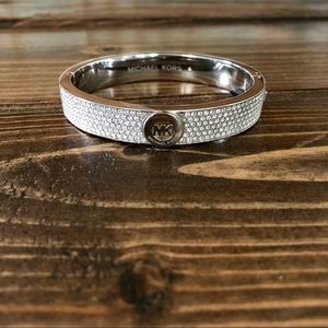SOLD - Michael Kors Fulton Pave Bangle Bracelet